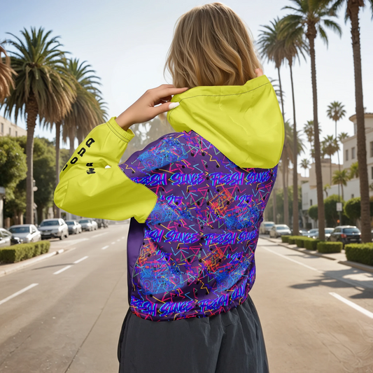 Fresh Electric Energy - Cropped windbreaker