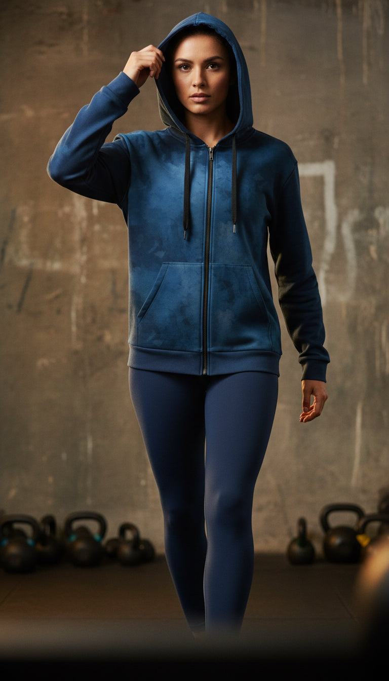 Abyss Tidal Fade Zip Hoodie