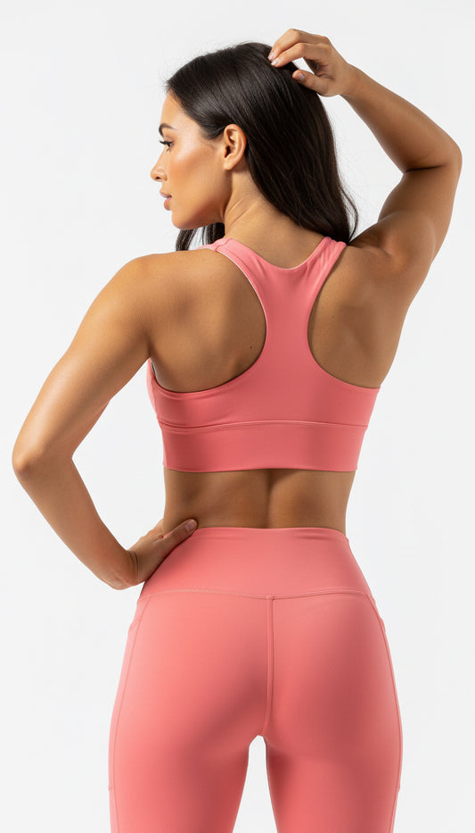 Essentials Blush Rose Sports Bra