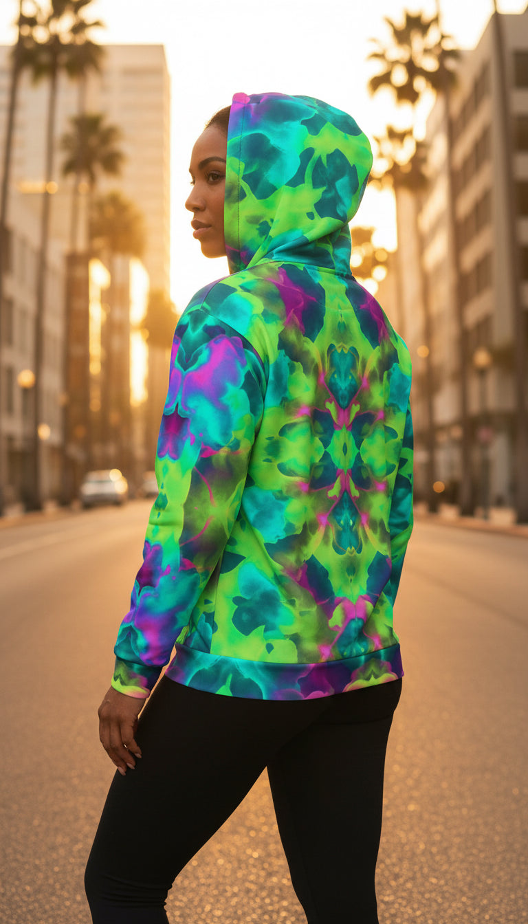 Fresh Electric Storm Zip Hoodie