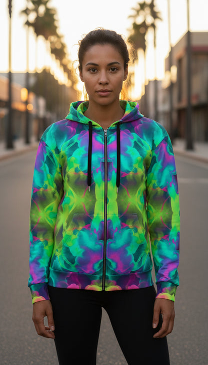 Fresh Electric Storm Zip Hoodie