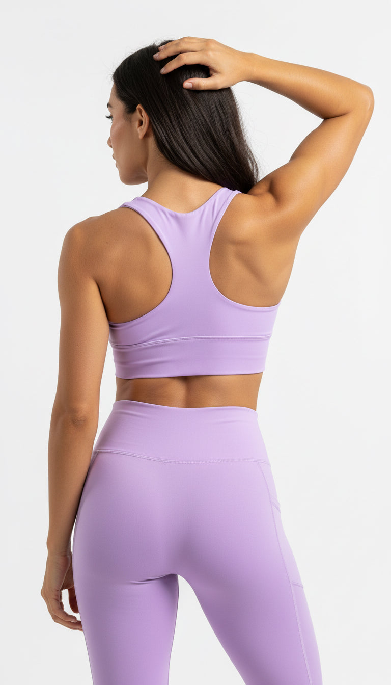 Essentials Mauve Mist Sports Bra