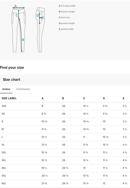 Abyss Flow - Crossover leggings with pockets
