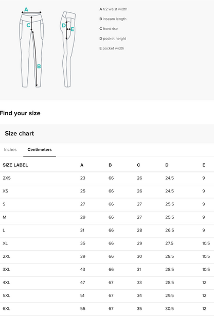 Abyss Flow - Crossover leggings with pockets