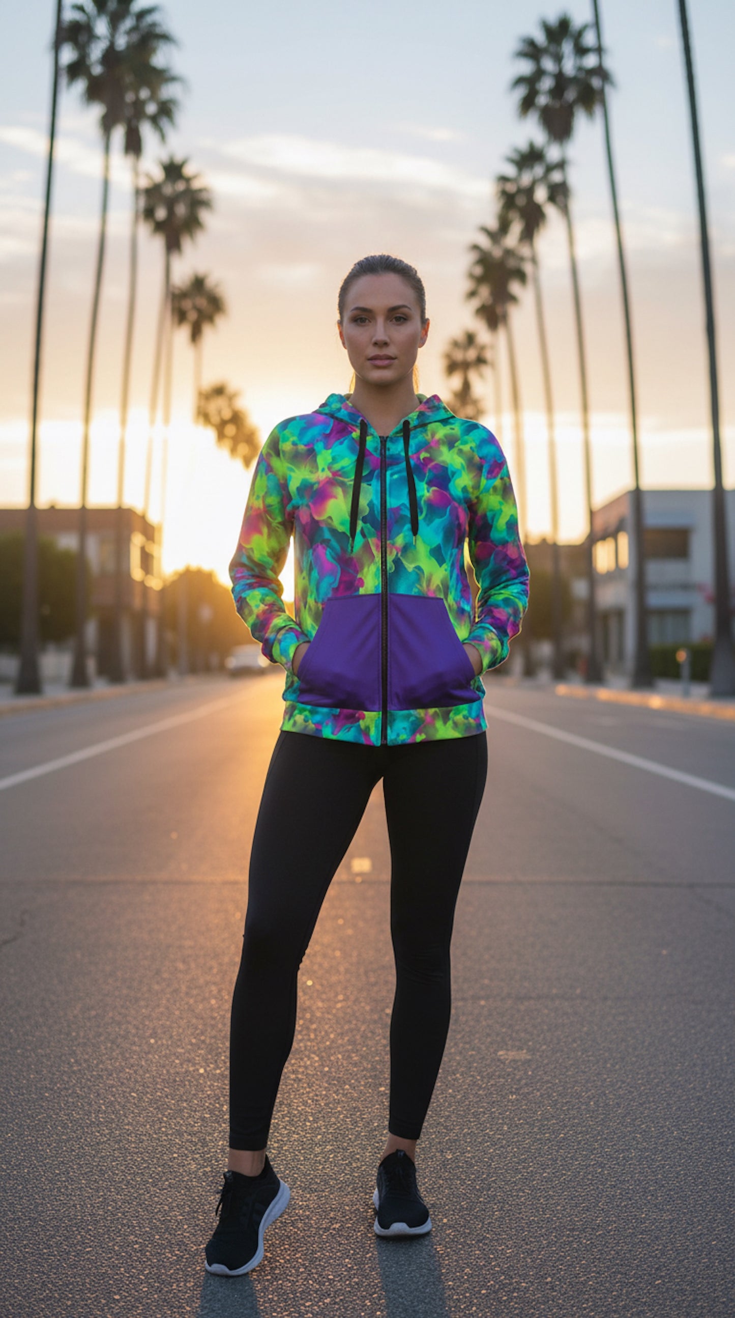 Fresh Electric Storm Zip Hoodie