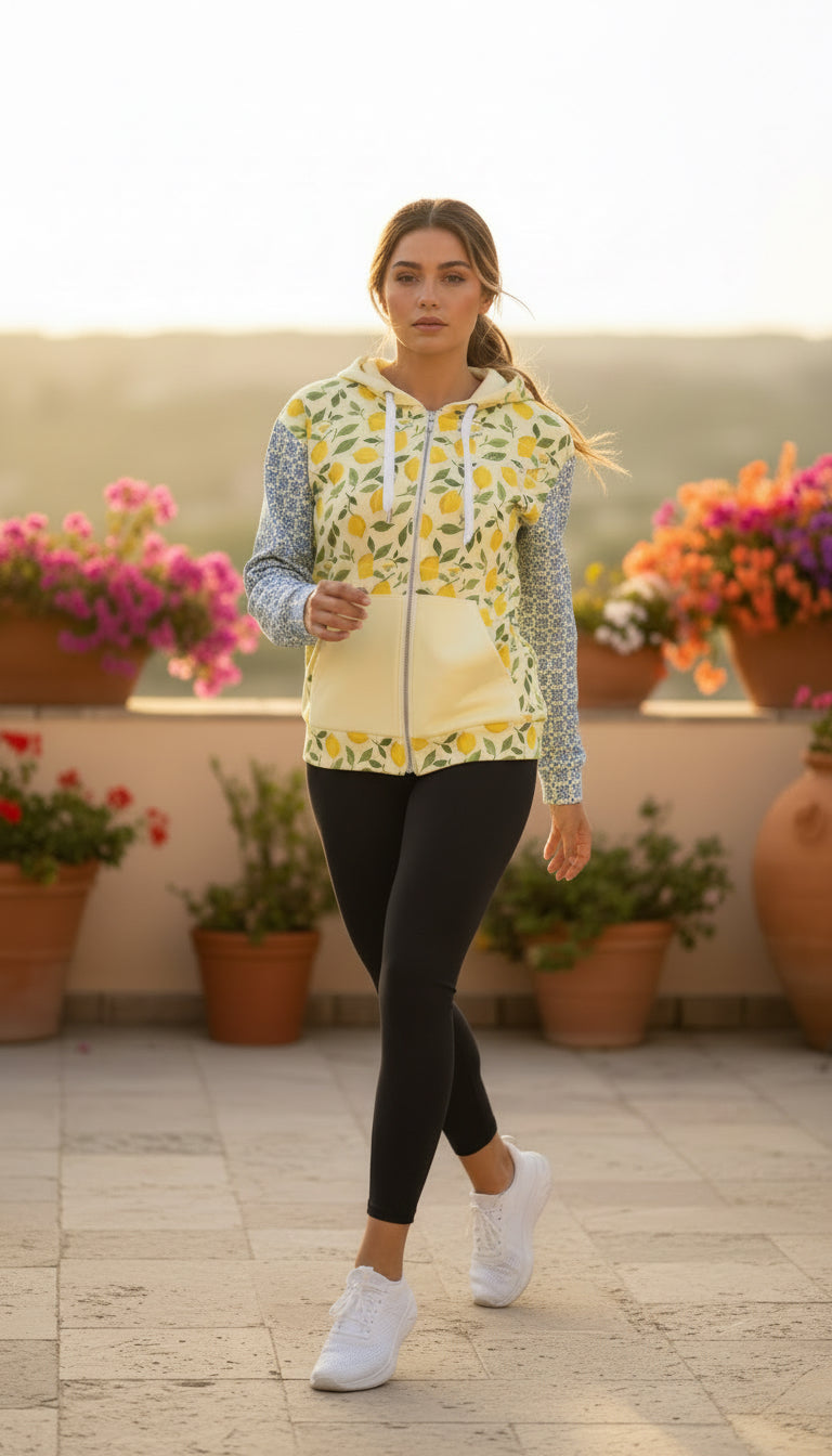 Costiera Ceramica Zip Hoodie