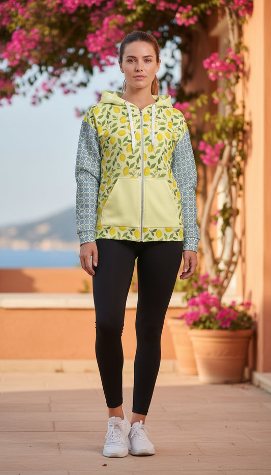 Costiera Ceramica Zip Hoodie